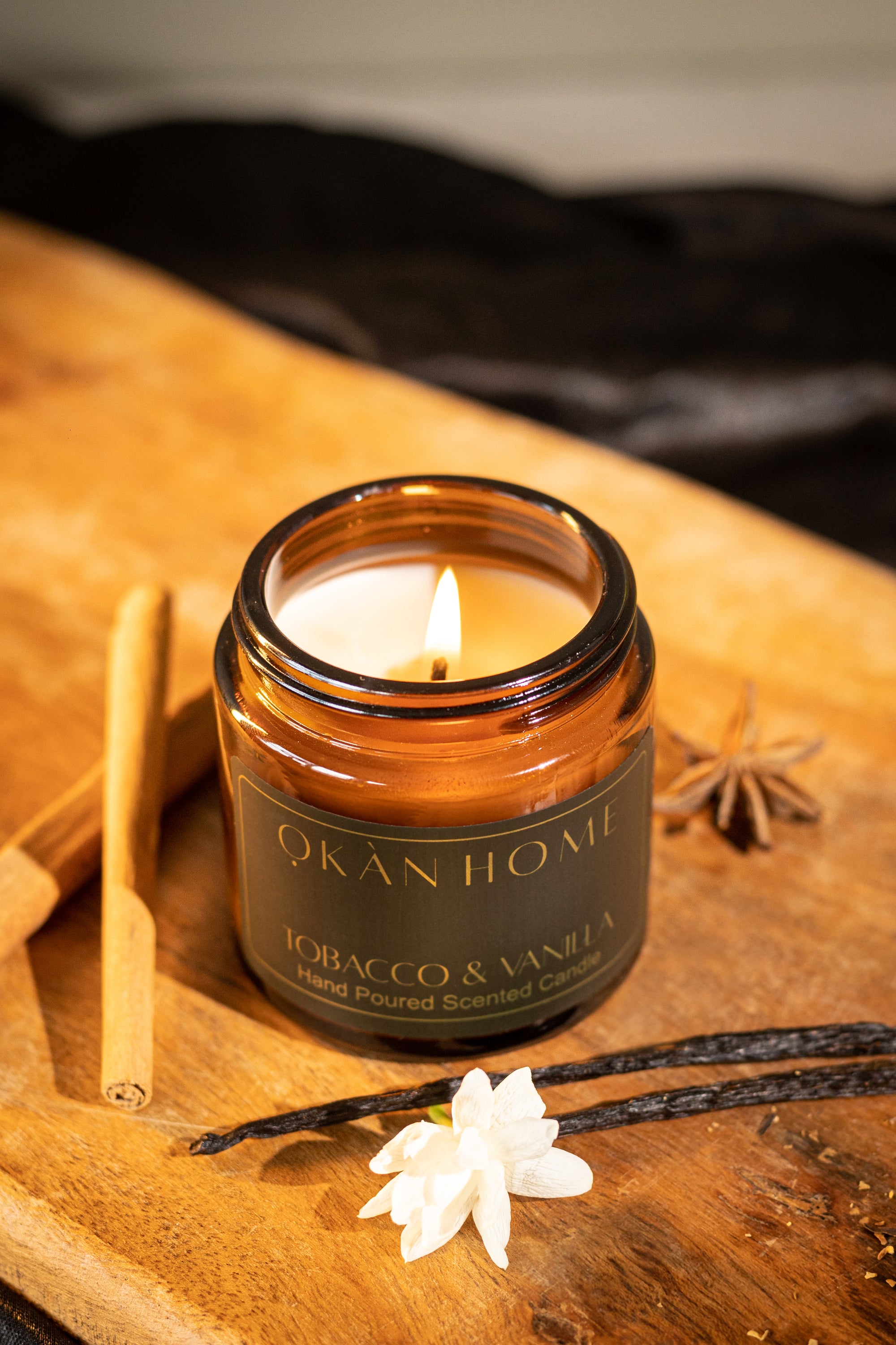 Tobacco Vanilla Scented Candle