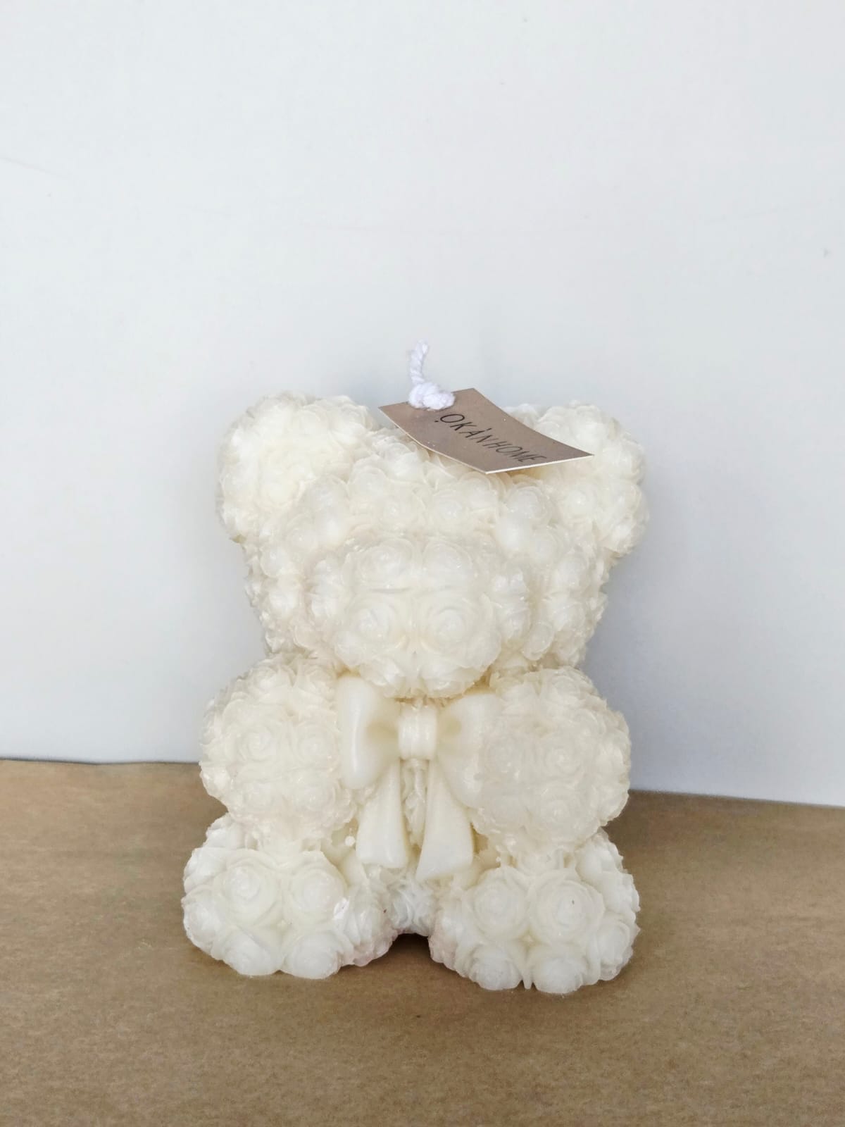 TEDDY BEAR ROSE WITH BOW